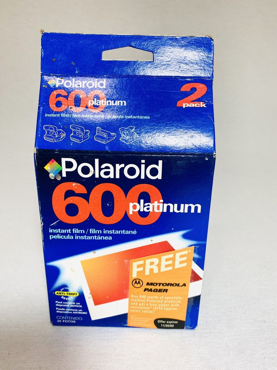 Polaroid 600 Platinum Instant Film Pack 20 Photos Unopened