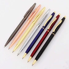 Classic Slim Metal Ballpoint Pen, Twist to Extend Point, 25% off 2+, YouPing 003