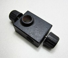 Microscope Boom Arm 90 Degree Clamp Fixture 1 1/8" Dia Holes