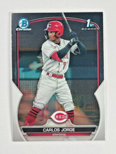2023 Bowman Chrome Carlos Jorge BCP-120 Base Cincinnati Reds