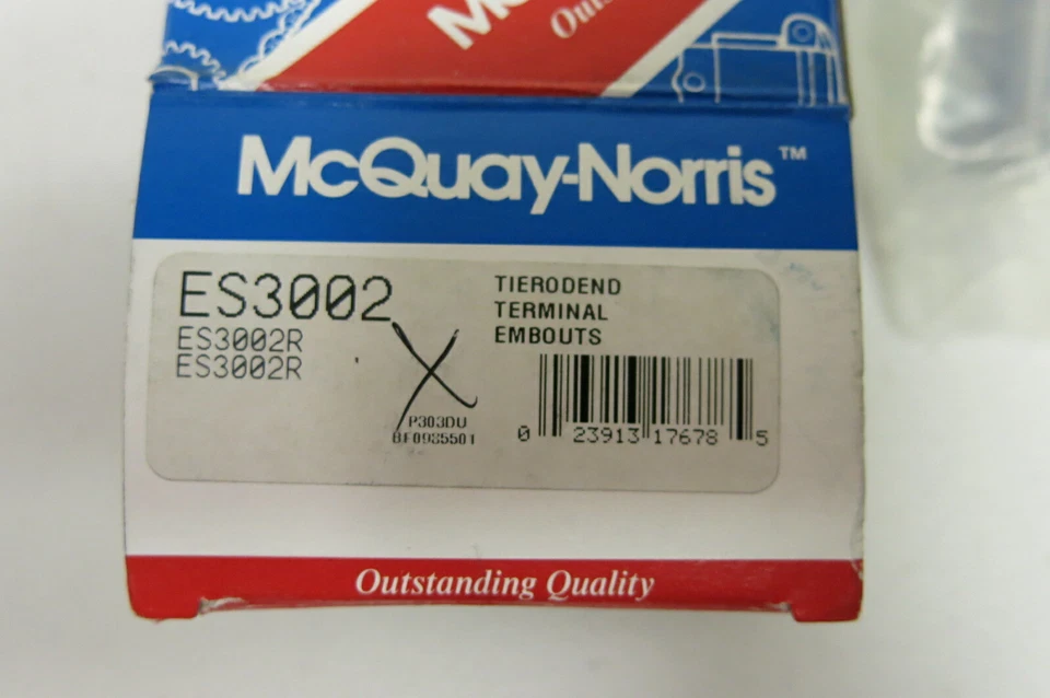 Extremo de varilla de amarre interior McQuay Norris ES3002 NUEVO DE STOCK para Nissan 1986-1997 Foto 2 de 2