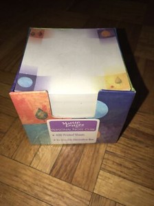 Personal Note Cube in Decorative Box Leaves By Martin Designs 400 Sheets