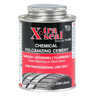 XTRA SEAL Chemical Vulcanizing Cement 8 Oz. Tire Repair 14-008