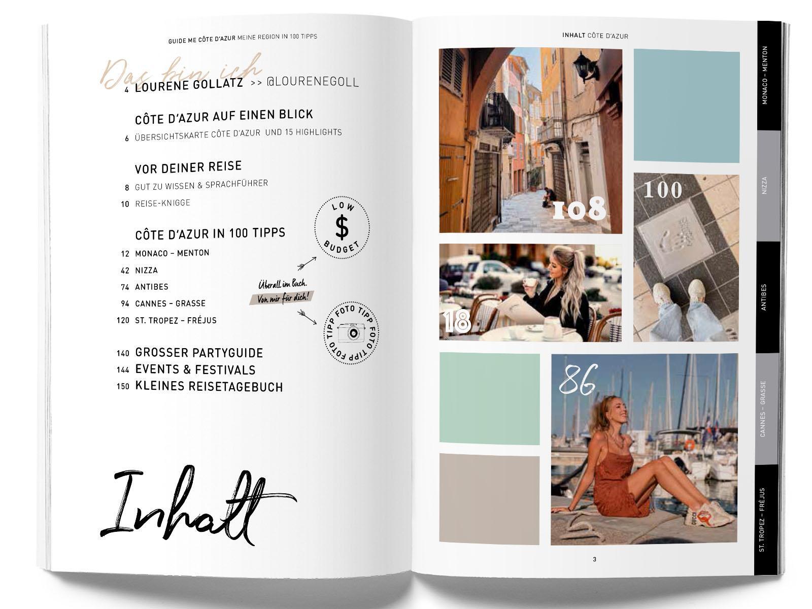 Thumbnail - Guideme Travel Book Côte D'azur - Reiseführer Lourene Gollatz