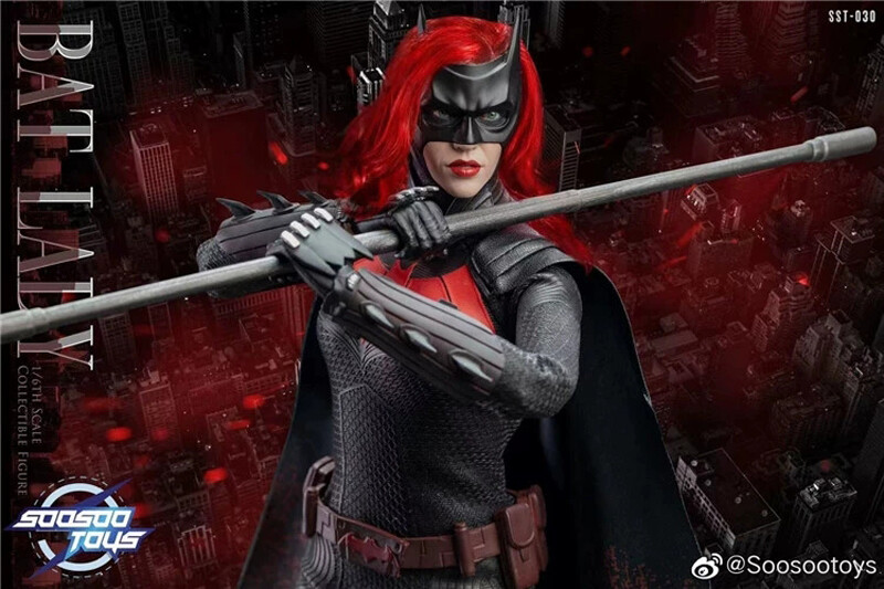 Soosootoys Batwoman Kathy Kane 12in Action Figure Doll Model SST