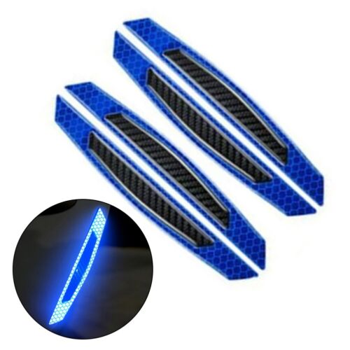 Blue Reflective Bumper Decals for Car Seamless Fit and Easy Installation - Afbeelding 1 van 7