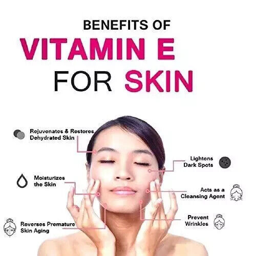 Evion 400 mg Capsule Vitamin E For Face Hair Acne Nails - Free Shipping - Bild 4 von 8