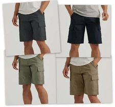 ATG by Wrangler Men's Outdoor Flex Cargo Shorts w Moisture Wicking and UPF 40