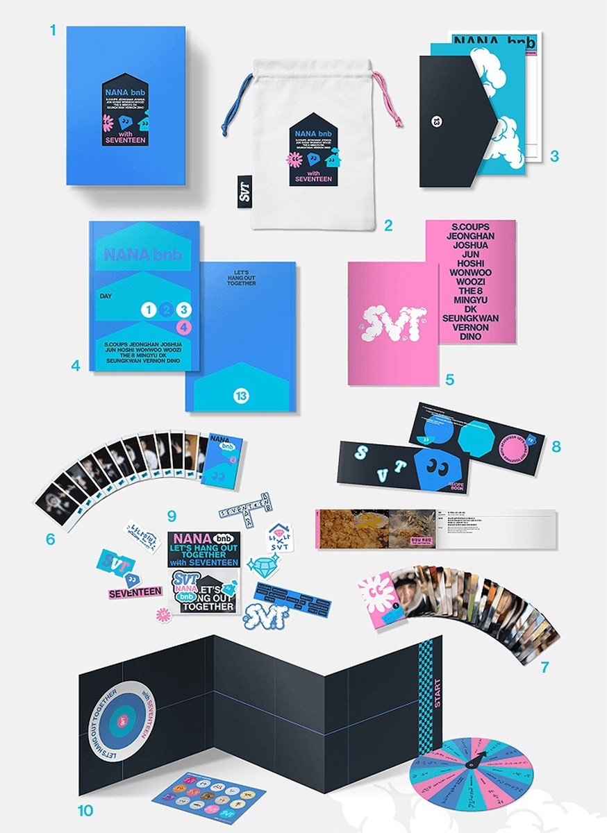 NANA bnb with SEVENTEEN 2025 KIT ミニフォト SEVENTEEN - NANA bnb with SEVENTEEN 2025 Kit – K-STAR