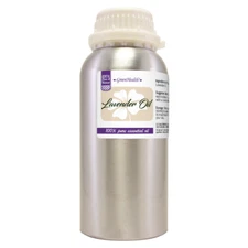 Bulk 16 fl oz Lavender Essential Oil in Aluminum Bottle - GreenHealth