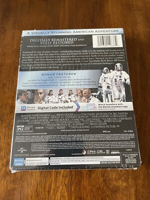 APOLLO 13 BLU RAY USA SteelBook Edition 25th Anniversary FYE Tom