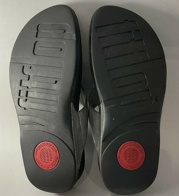 FitFlop Lulu Shimmer Suede Thong Sandal Shoes Womens Size 10us Slides Black for sale online | eBay