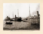 Lloyd Steamer Baron Gautsch Mole Trieste Circa 1910 Metcovich K&K Photo 65