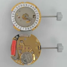 Ronda 775 Quartz Watch Movement Date At 6 Swiss Made Golden Movement