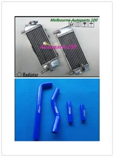 Aluminum Radiator YZ250F 2001-2005 / WR250F 2001-2006 For Yamaha + Blue Hose