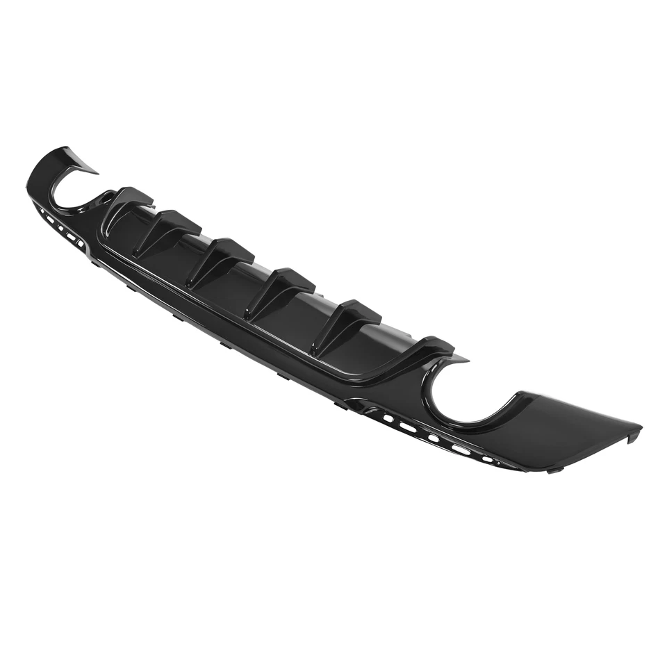 For 2015-2023 Chrysler 300 Rear Bumper Lip Diffuser Dual Round Exhaust SRT Style Foto 3 de 4