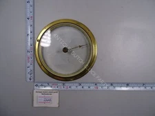 BAROMETER GLASS WITH POINTER IN A BRASS RING Ø 3 13/16″ OR 9,7 CM WIDE