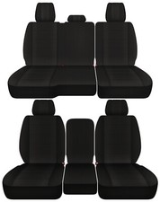 Front And Rear Car Seat Covers Fits 2003 Dodge Ram 150025003500 Solid Black Front And Rear Car Seat Covers Fits 2003 Dodge Ram 150025003500 Solid Black