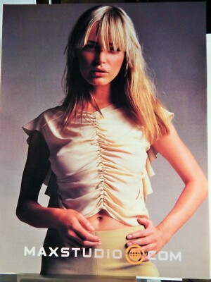 MAXSTUDIO FINE FASHIONS  VTG 2002 LG ADVERTISEMENT