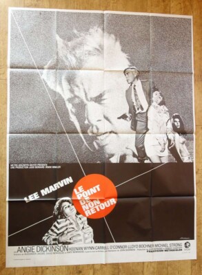 POINT BLANK Lee Marvin Boorman Dickinson original LARGE french movie poster '67