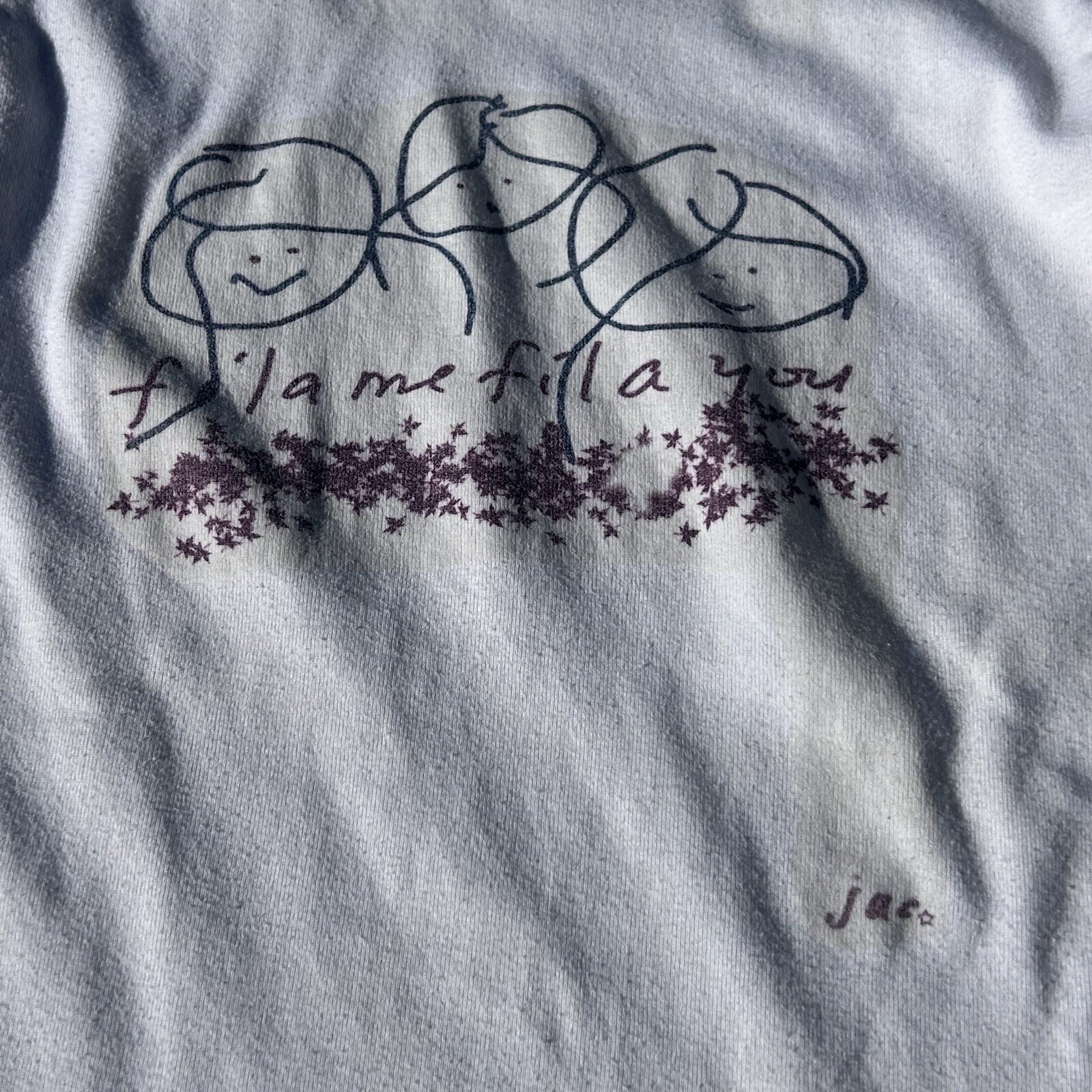 T shirt maglietta bambino donna promo lancio FILATIVA 2005 vintage taglia grande