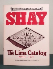 Shay The Lima Catalog No.S-4 1925 Modeller's Railway Single Shot Gallery PB