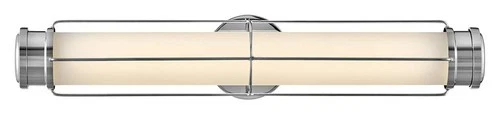 Hinkley Saylor 24" Wide Polished Nickel Modern LED Bath Light - Picture 6 of 10
