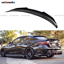 PSM Style Duckbill Trunk Spoiler For Infiniti Q50 2014-2024 Carbon Fiber Painted