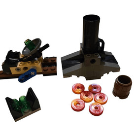 LEGO Avatar: The Last Airbender: Air Temple (3828) Aang Momo Mini Figures Glider