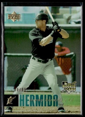 Jeremy Hermida 2006 Upper Deck Rookie Foil Gold RC /99 #974 Florida Marlins