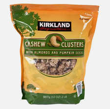 Kirkland Signature Cashew Clusters with Almonds & Pumpkin Seeds 907g Pack 23.69 per kilo