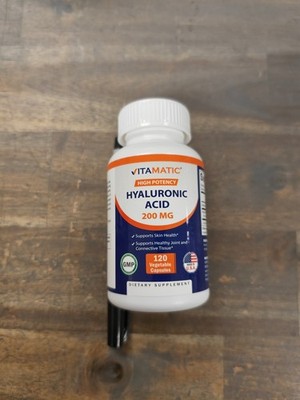 Vitamatic Hyaluronic Acid 200mg - 120 Capsules 09/2027