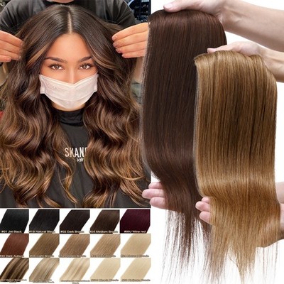 CLEARANCE Clip In 100% Human Hair Extensions Real Remy Hair Extensions Full Head