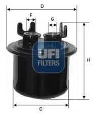 Filtre à carburant Honda CRX
