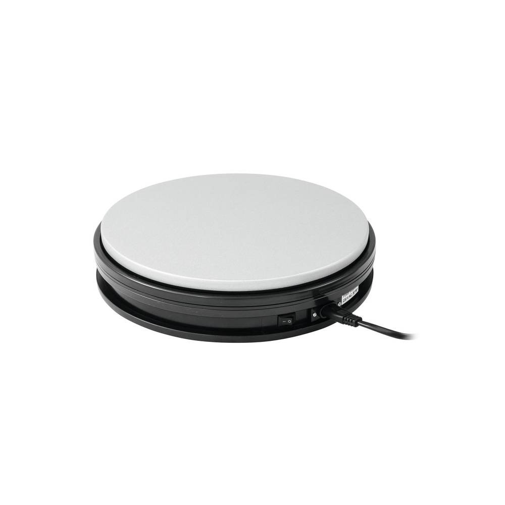 Plateau tournant Europalms 50701195 rotatif charge 25kg pour vitrine