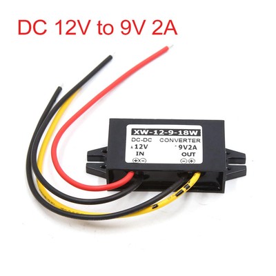 DC 12V zu 9V 2A Auto   Reducer Netzteil Transformator Konverter