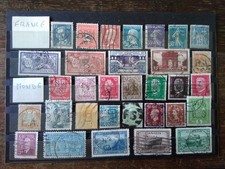 LOT DE TIMBRES FRANCE ET MONDE PERFORES