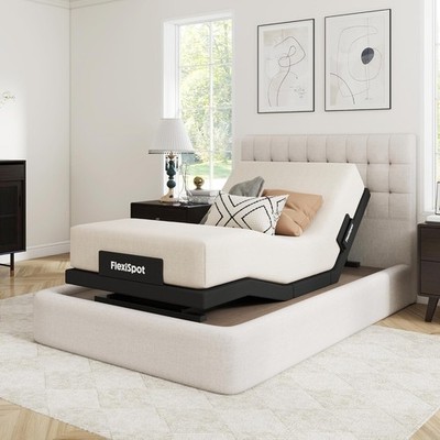 Adjustable Bed Frame Base Twin XL, Massage, Zero Clearance, Quick Assembly