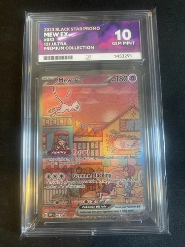 Mew EX 053 ACE Black Star Promo Pokemon ACE 10 Gem Mint - Perfect sub grades