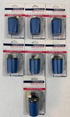 NOS Lot Of 7 STAEDTLER Mars 502 BK A6 2mm Lead Pointer (2001) *NEW Old Stock*