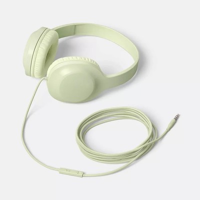 Wired On-Ear Headphones - heyday  Light Green
