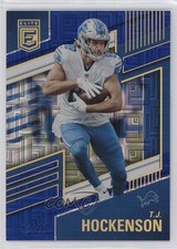 2022 Panini Donruss Elite Blue 3/10 TJ Hockenson #72 16ze