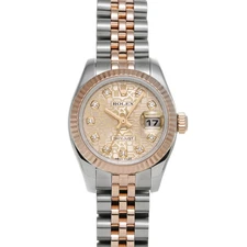 ROLEX Datejust 179171G Pink Case Size 26×26mm Ladies Used Watch #911130