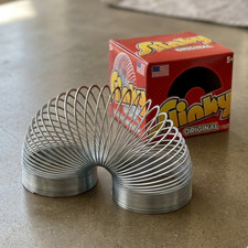 The Original Slinky Walking Spring Toy, 2.75-inch Diameter Metal Slinky