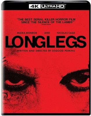 Longlegs [New 4K UHD Blu-ray]