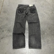 Vintage Southpole Jeans 34 Baggy Loose Straight Leg Embroidered Y2K. jnco style