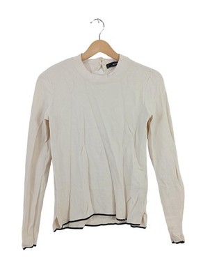 HALLHUBER Feinstrickpullover Damen Pullover Gr. DE 36 creme Casual-Look