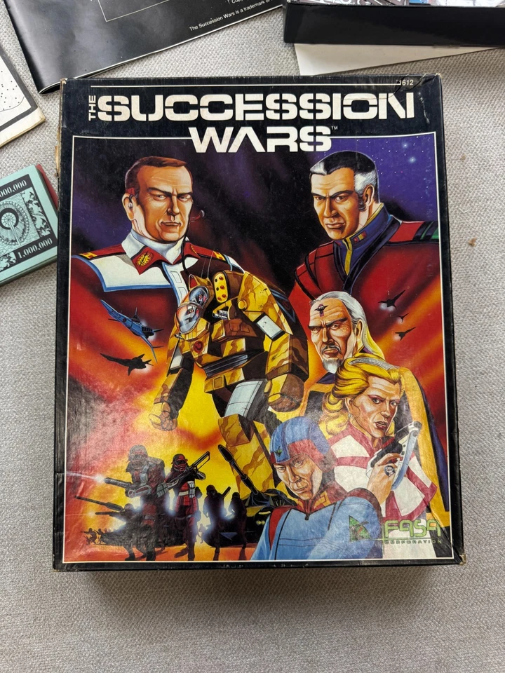 FASA Corporation Vintage 1987 Battletech Succession Wars Game Complete with Box - Image 2 of 4