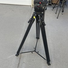 Manfrotto 516 Pro Fluid Video Head Aluminum Twin-Leg Tripod with Spreader