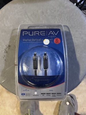 Pure AV By Belkin Digital Optical Audio Cable 12ft Brand New Sealed